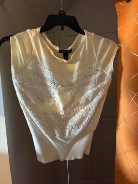 Knit White Top - Small